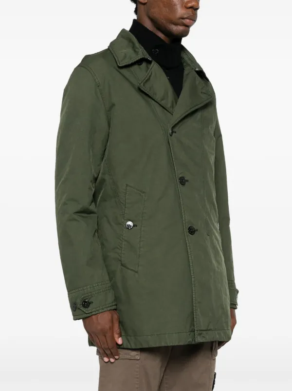 ジャケット・アウター Dublin Coat Stone Island Compass-badge Short Coat | Green | FARFETCH