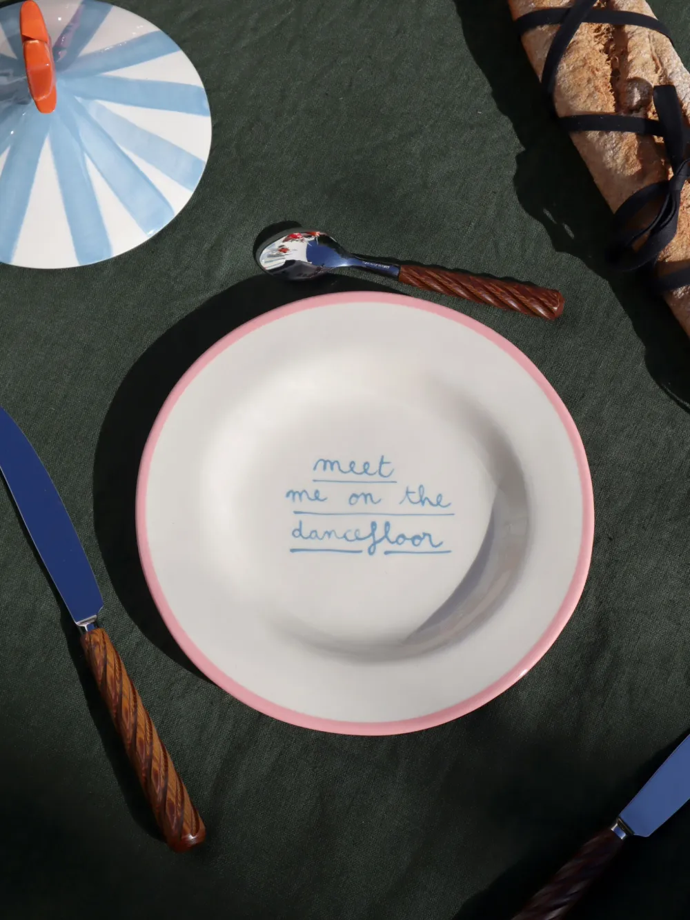  Laetitia Rouget Juego De Cuatro Platos De Postre I Put A Spell On You De Laetitia Rouget X Browns - Blanco 