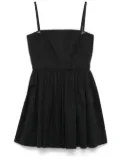 Alexander McQueen gathered mini dress - Black