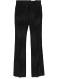 Alexander McQueen pinstriped straight trousers - Black