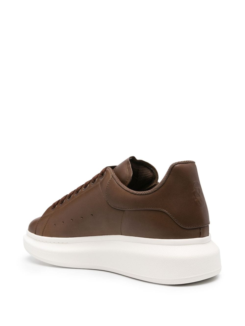 Shop Alexander Mcqueen Oversized Sneakers In Brown