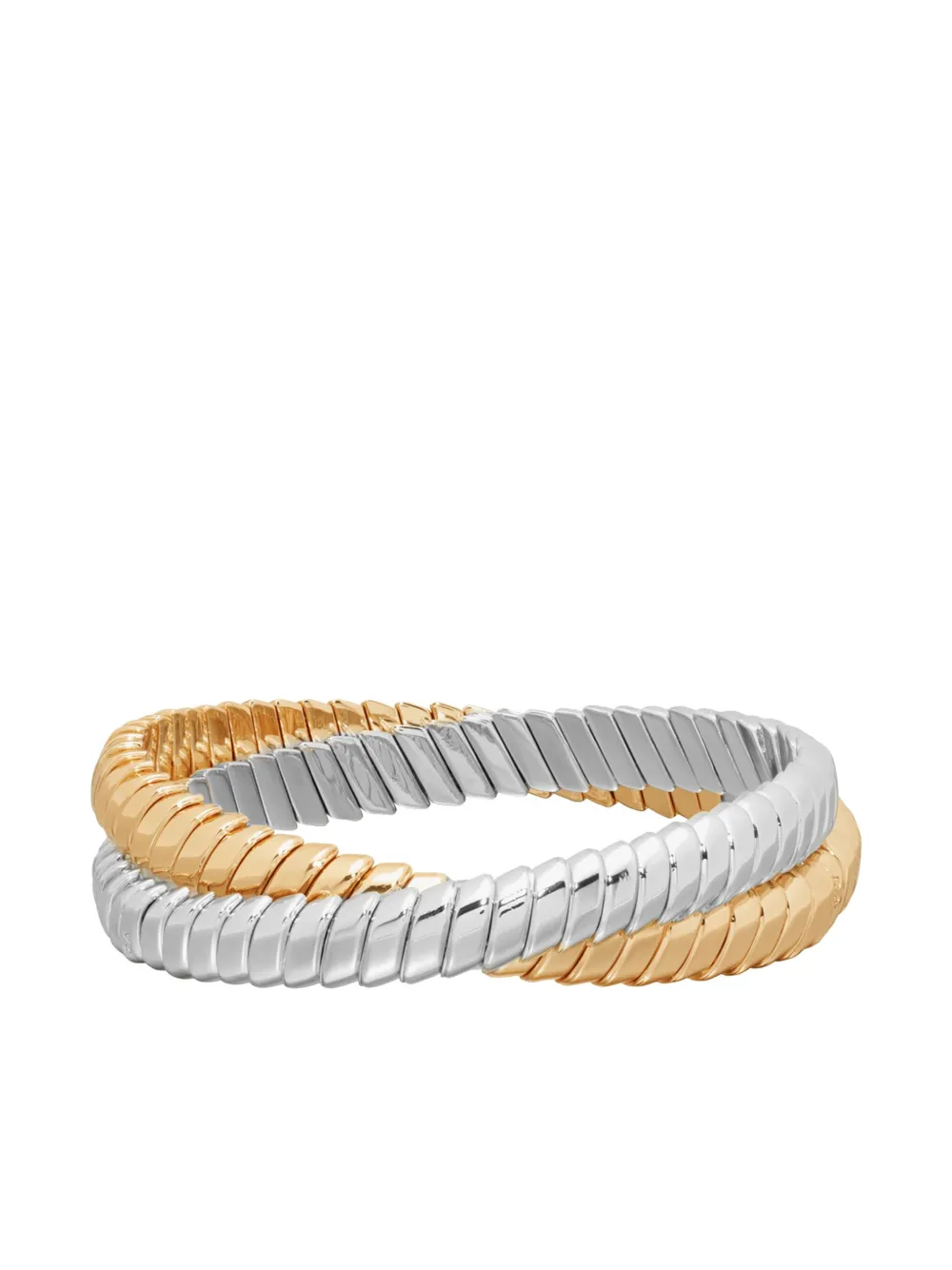 Roxanne Assoulin pulsera The Double Cobra | plateado | Image 1