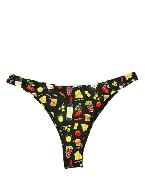 Fleur Du Mal bikini bottom con tiro alto