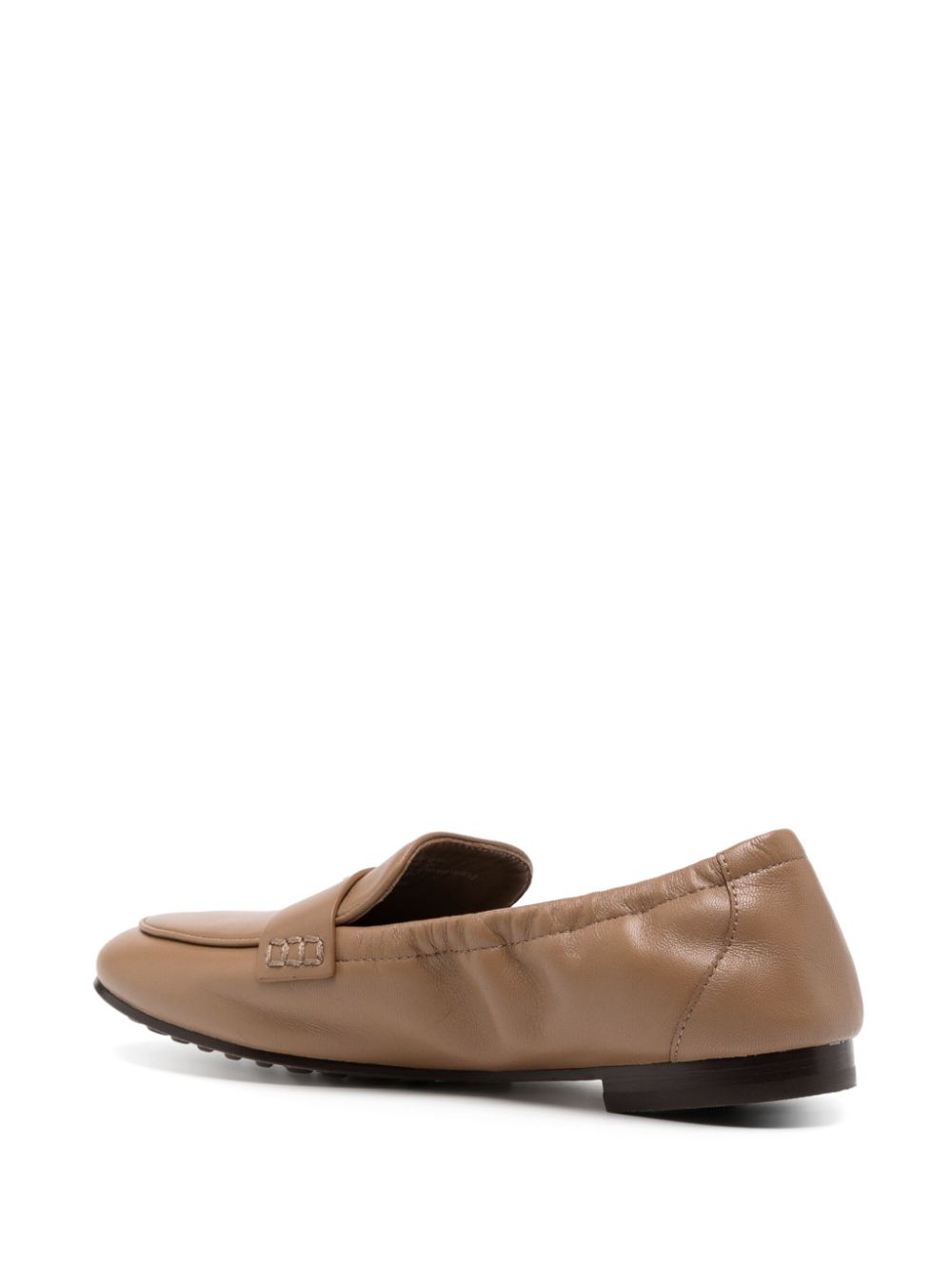 Tory Burch Loafers met logoplakkaat Bruin