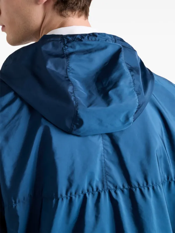 ジャケット Prada Dark Blue Re-Nylon Jacket Re-Nylon down jacket in blue - Prada | Mytheresa