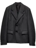 Prada single-breasted wool jacket - Grey