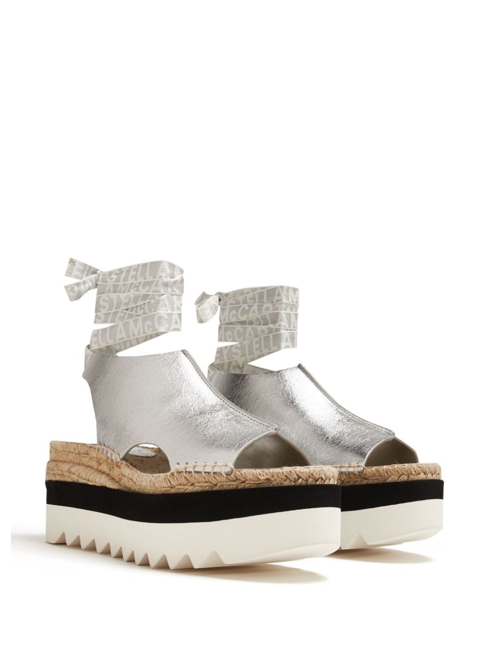 Stella McCartney Gaia espadrilles - Zilver