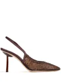 Le Silla 80mm Gilda slingback pumps - Brown