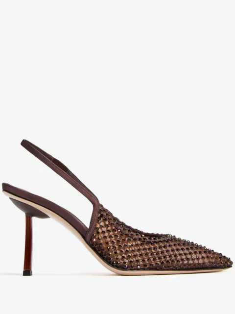 Le Silla 80mm Gilda slingback pumps