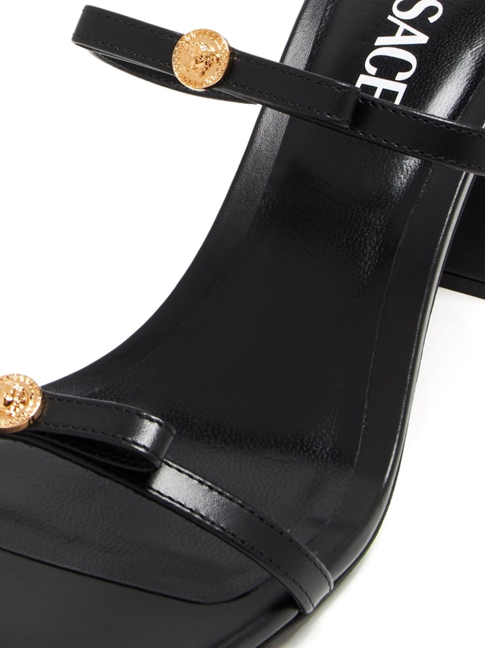 Versace 70mm square-toe sandals - Zwart