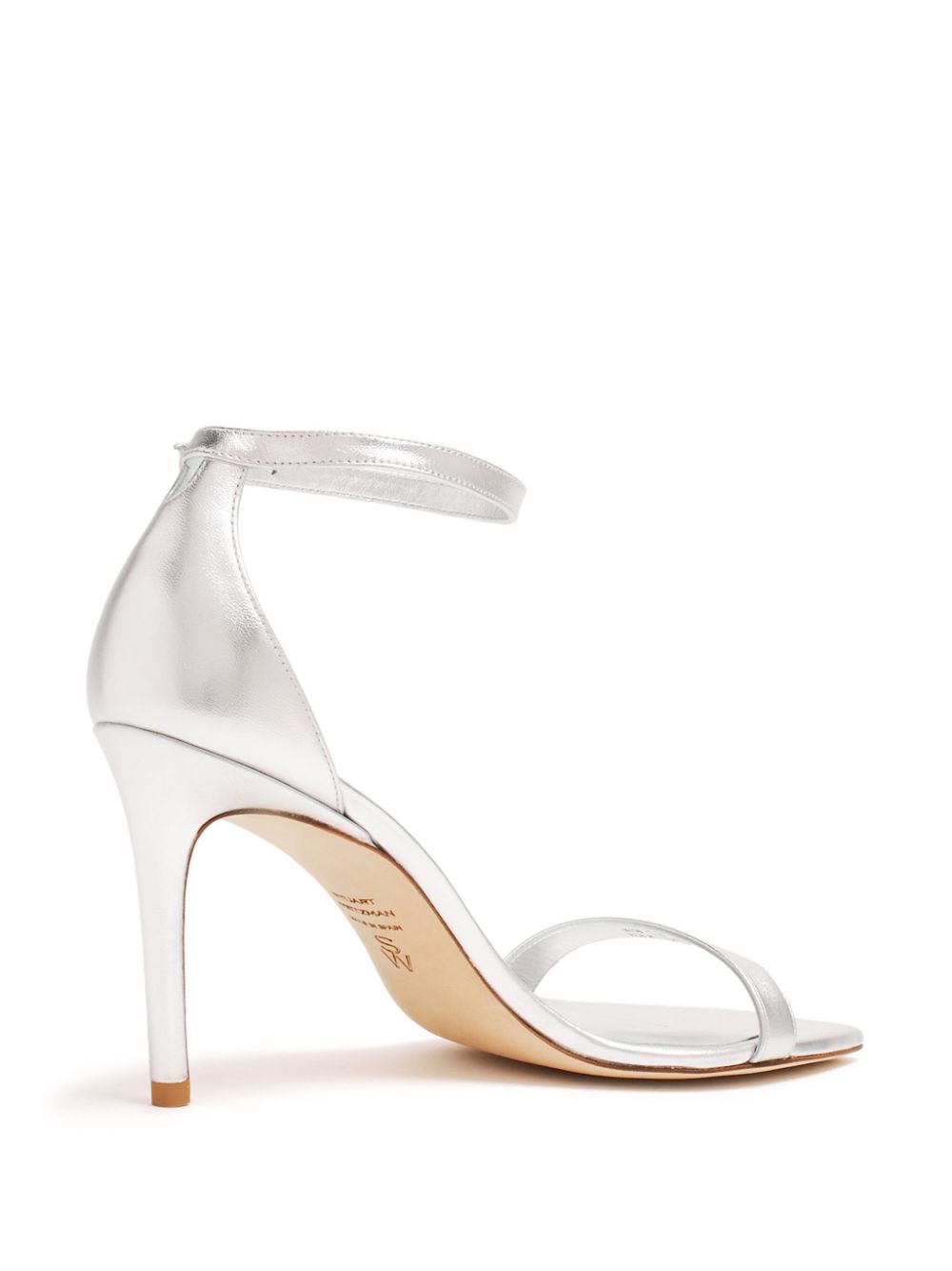 Stuart Weitzman 85mm Nunakedcurve sandals Silver