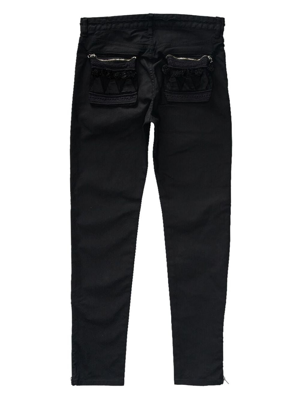 Shop Undercover Mid-rise Slim-fit Jeans In Black