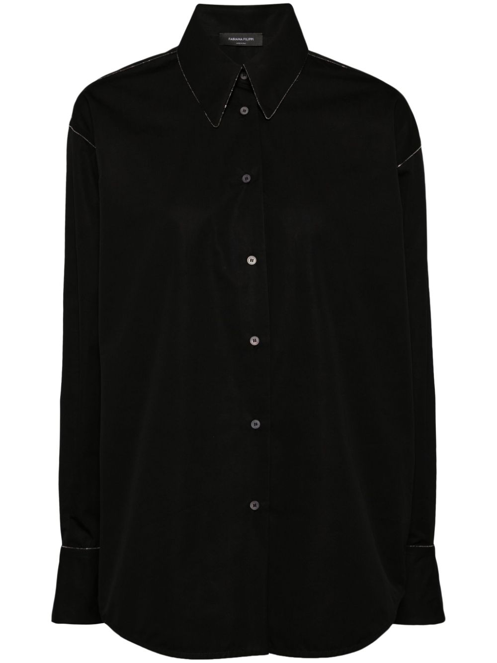 Fabiana Filippi oversize shirt - Black