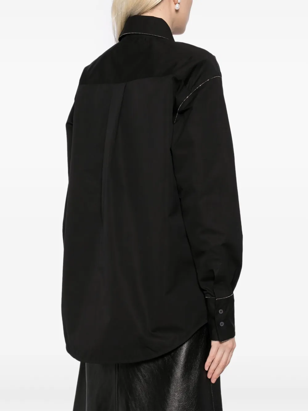 Fabiana Filippi Oversized overhemd Zwart