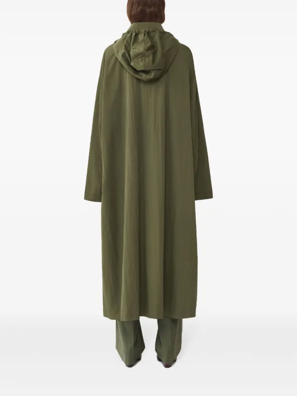 Fabiana Filippi Hooded technical-jersey Parka Coat | Green