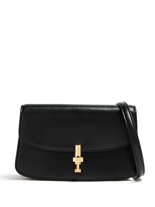 The Row E/W Sofia Crossbody Bag in Black