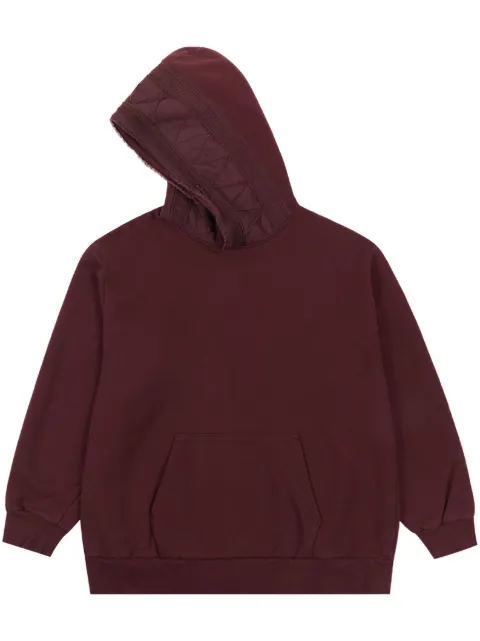 Undercover trival-motif cotton hoodie
