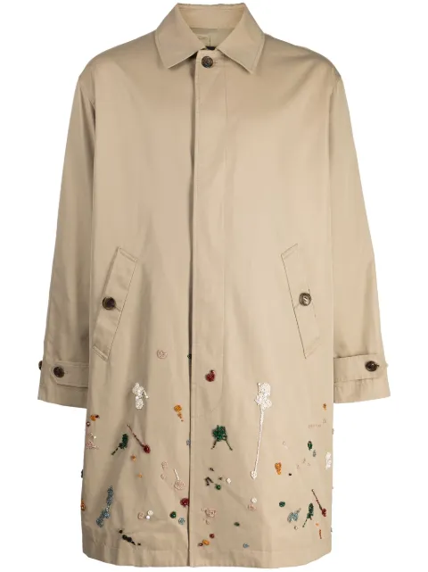 Undercover abrigo con botones y detalle de mostacillas
