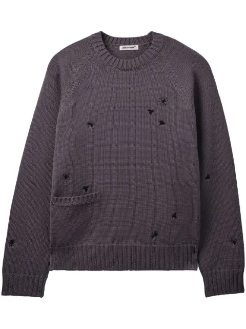Undercover embroidered crew-neck jumper