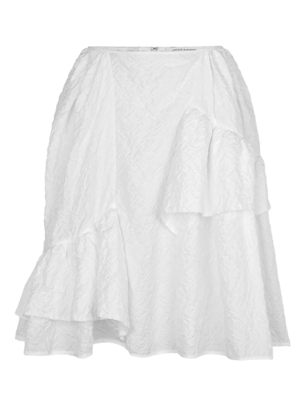 Cecilie Bahnsen ruffled midi skirt | White | Image 1