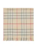 Burberry Kids check pattern baby blanket - Neutrals