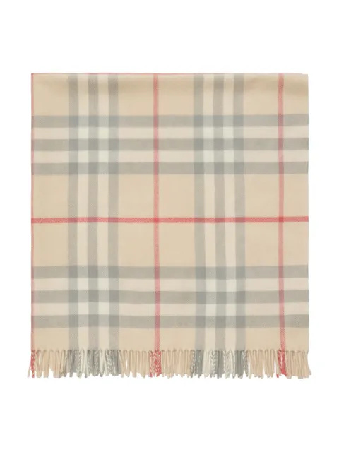 Burberry Kids Manta de bebê com padronagem xadrez