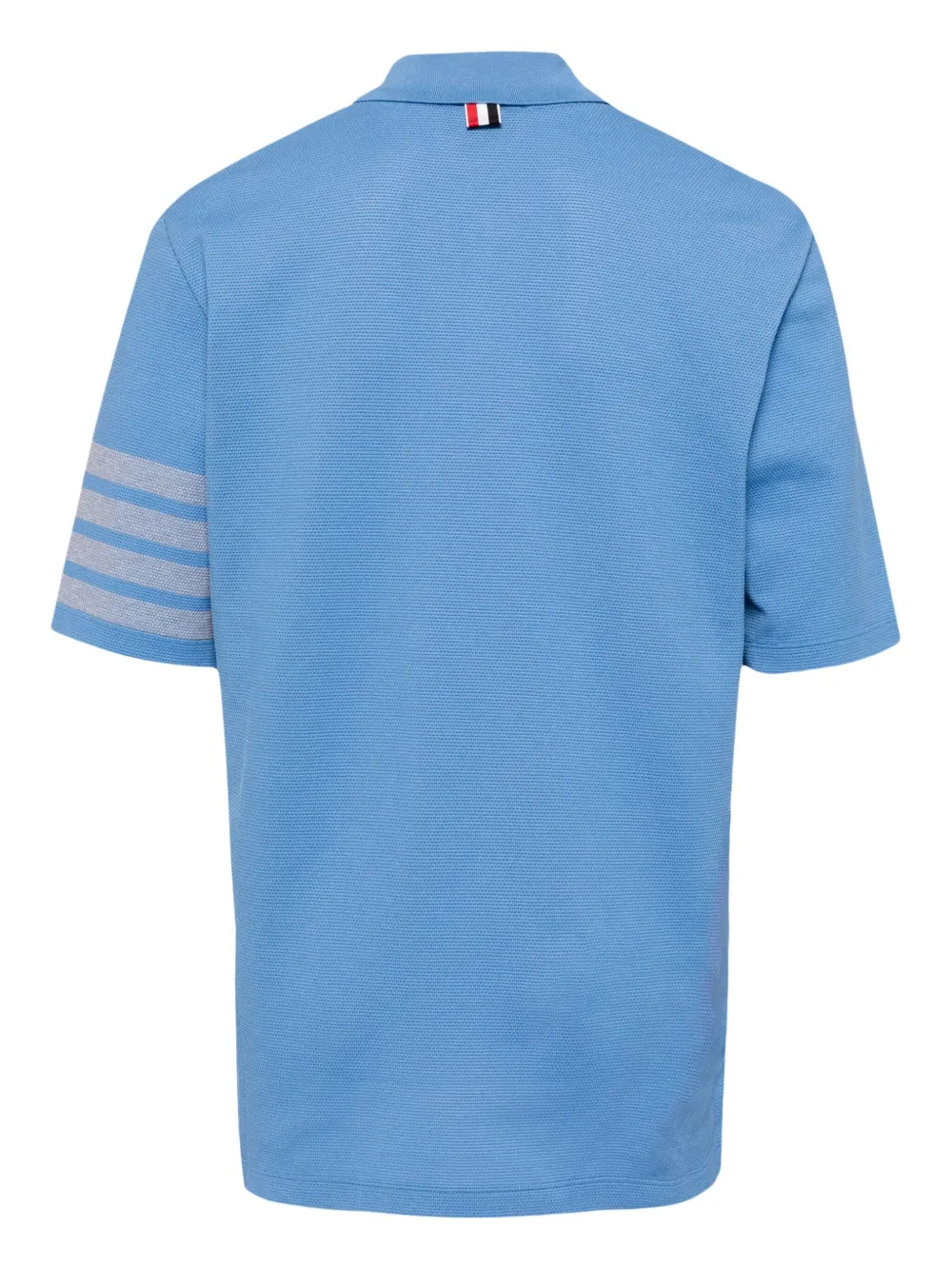 Thom Browne 4-Bar pique polo shirt - Blauw