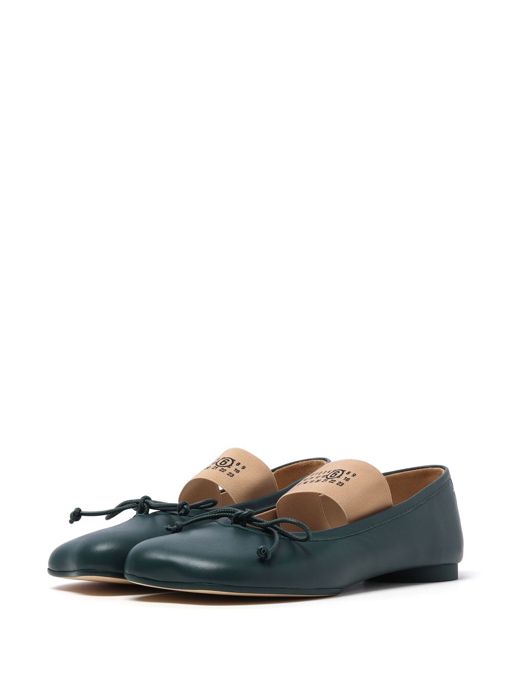 MM6 Maison Margiela Anatomic ballet flats - Groen