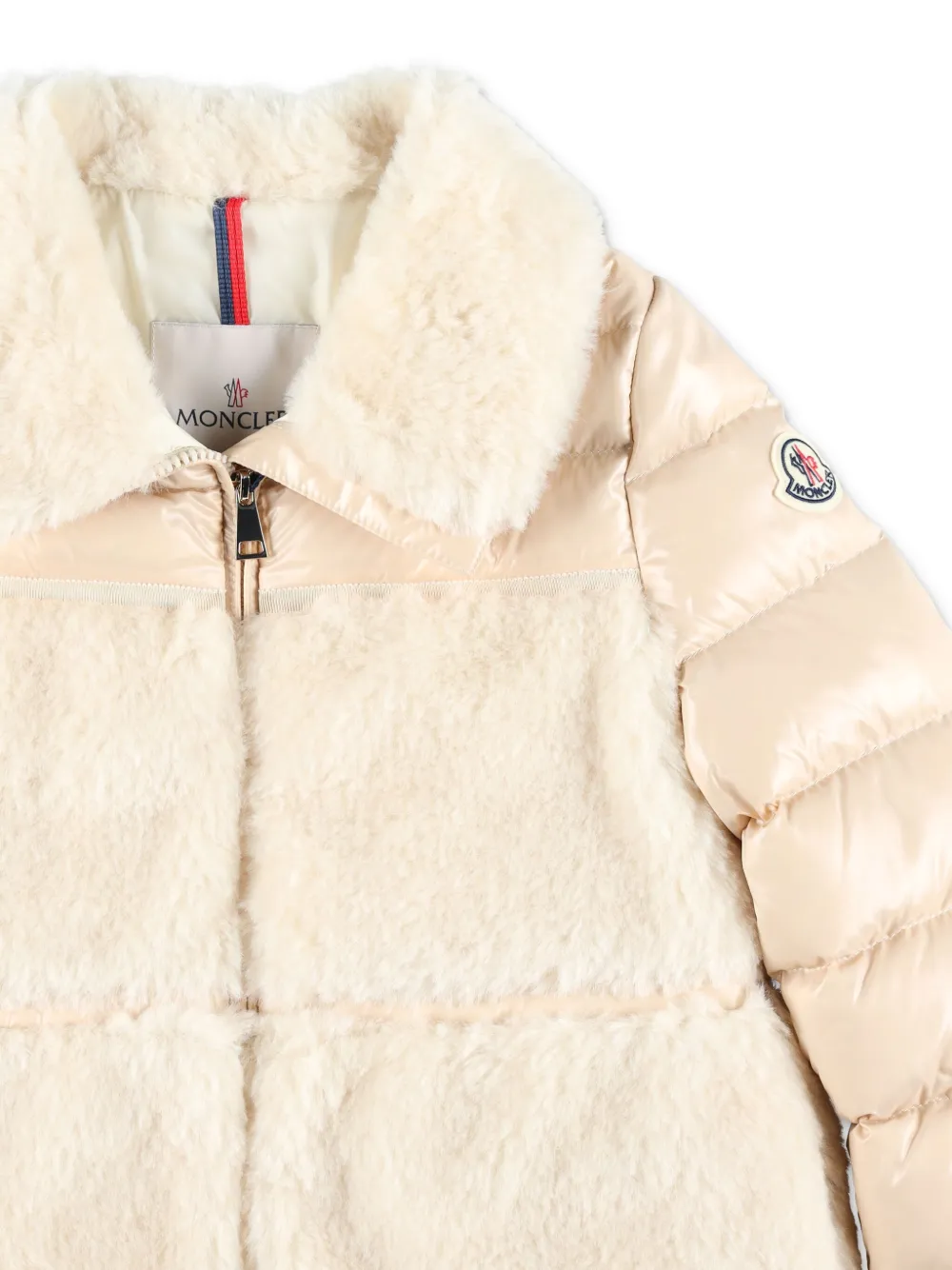 Moncler Enfant Amabay donsjack Beige