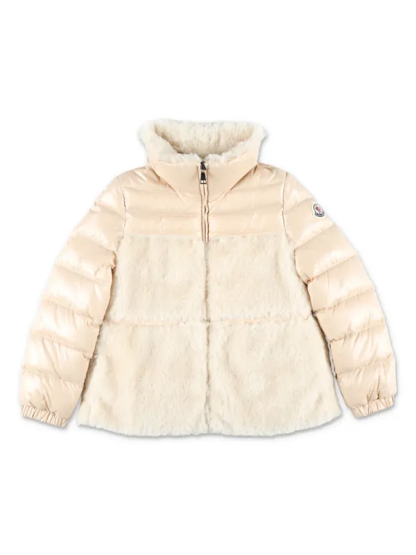 Moncler Enfant Amabay Down Jacket Neutrals FARFETCH GE
