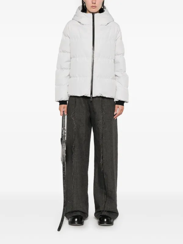 Herno フーデッド パデッドジャケット | ニュートラル | FARFETCH JP