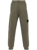 Stone Island Compass-badge cotton track pants - Green