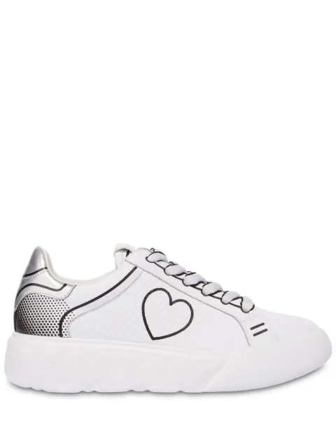 Love Moschino logo-patch sneakers 