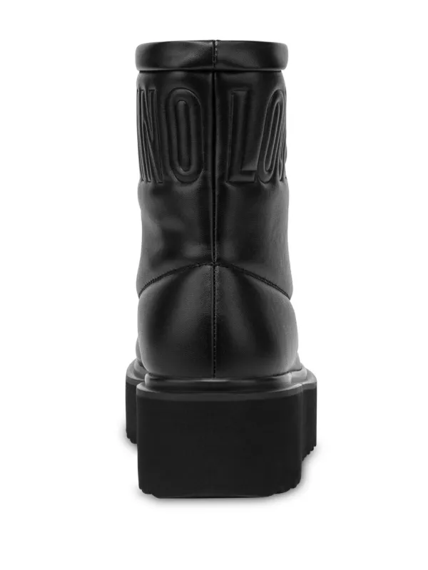 love moschino flatform ankle boots