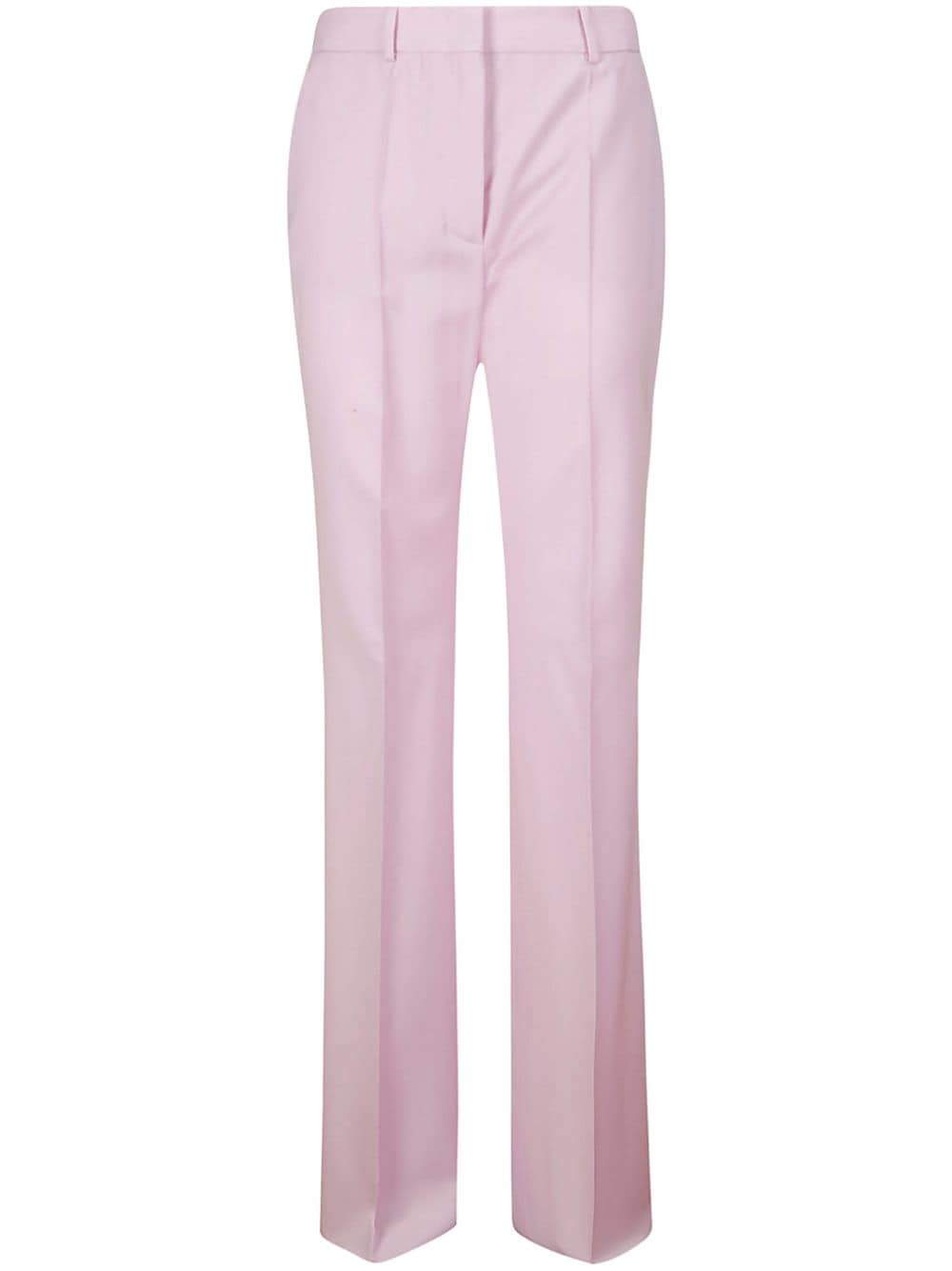 Shop Sportmax Wool Tailored Trousers In Purple