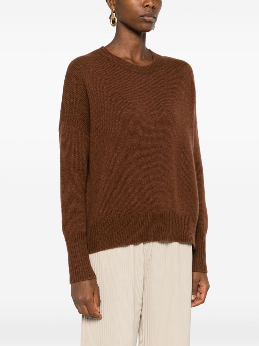 Shop Lisa Yang Mila Cashmere Jumper In Brown