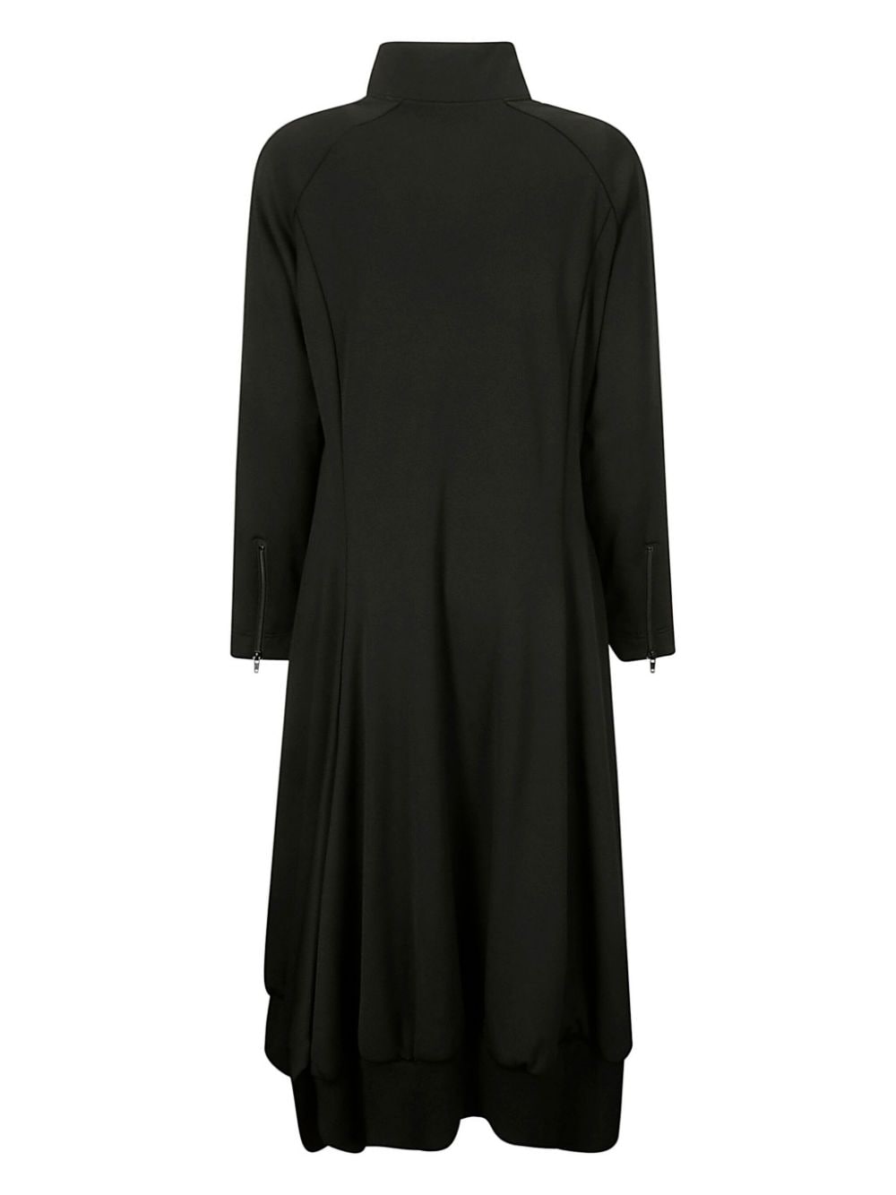 Yohji Yamamoto high-neck dress - Zwart