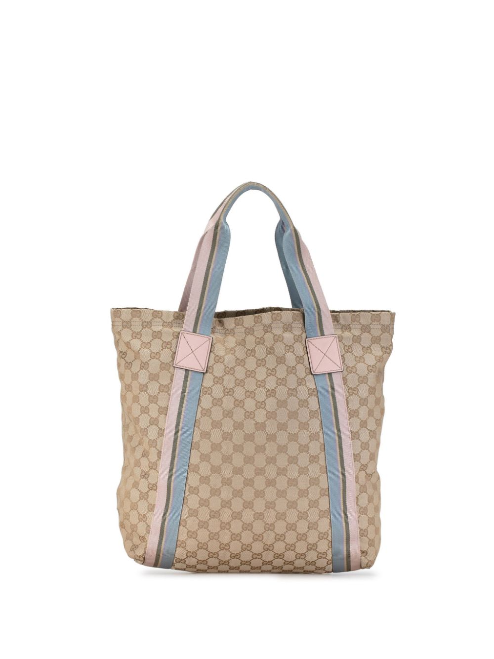 Gucci Pre-Owned 2000-2015 GG Canvas Web tote bag - Bruin