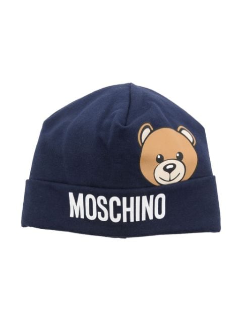 Moschino Kids Teddy Bear-motif beanie