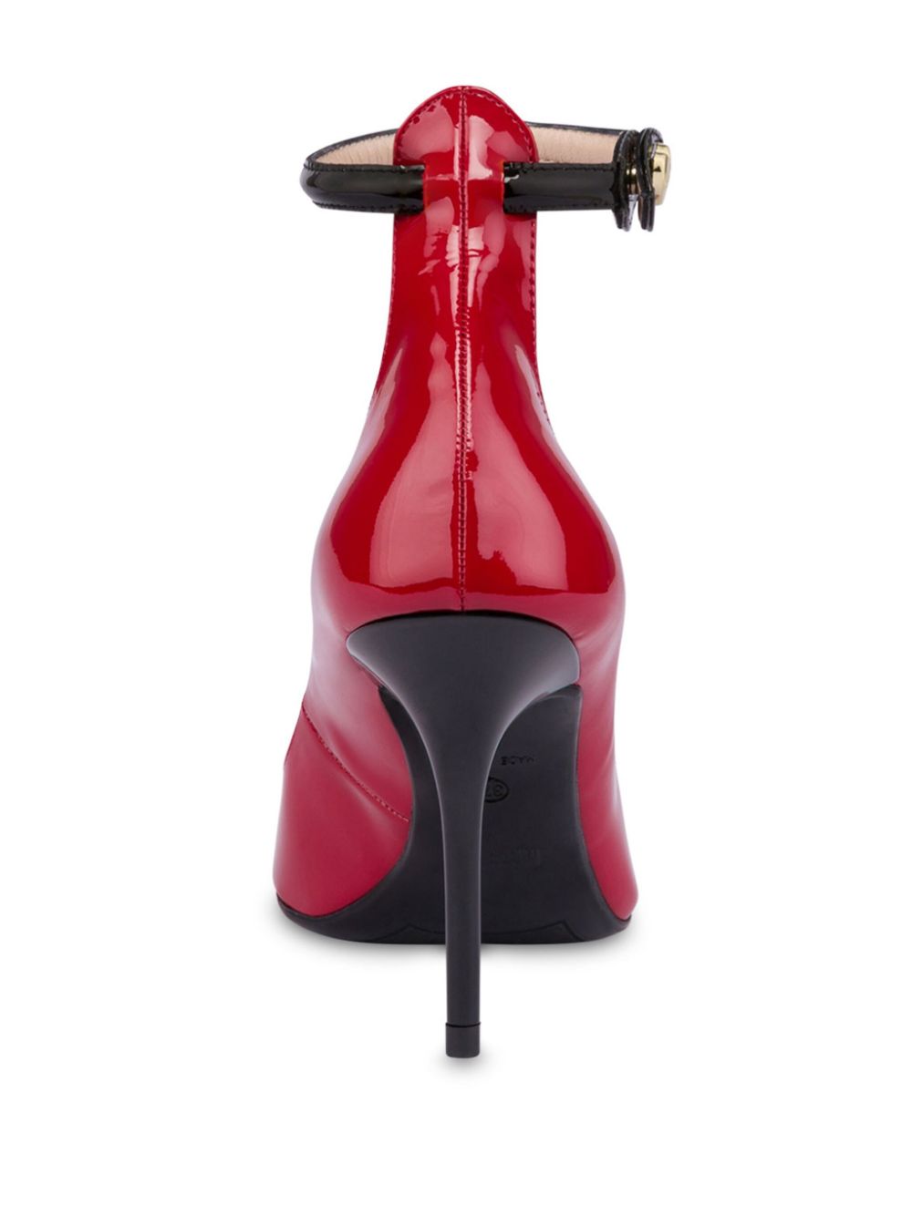 Love Moschino Pumps met gegraveerd logo Rood