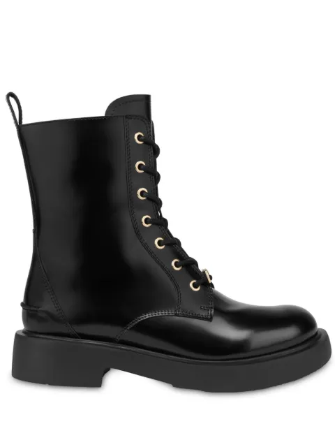 Love Moschino botas con agujetas