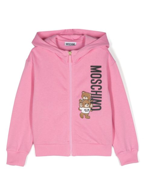 Moschino Kids hoodie con motivo Teddy Bear