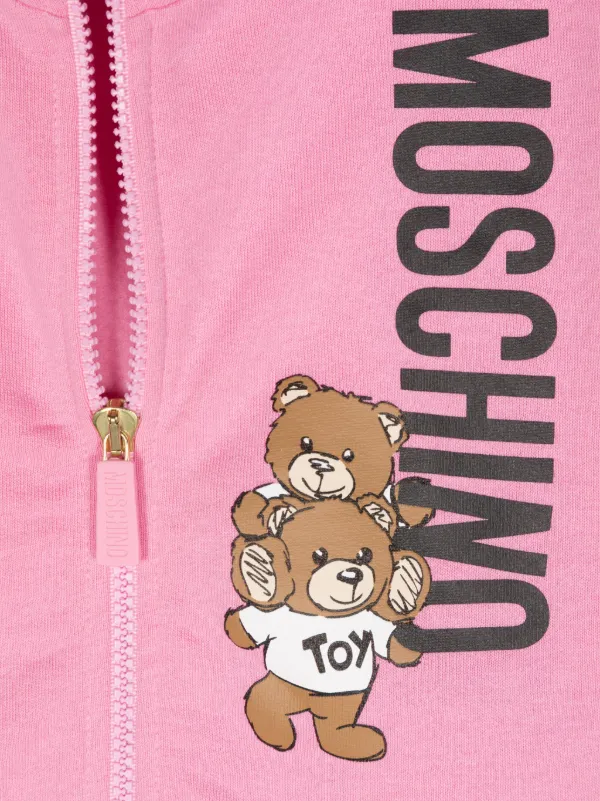 Pink moschino hoodie online