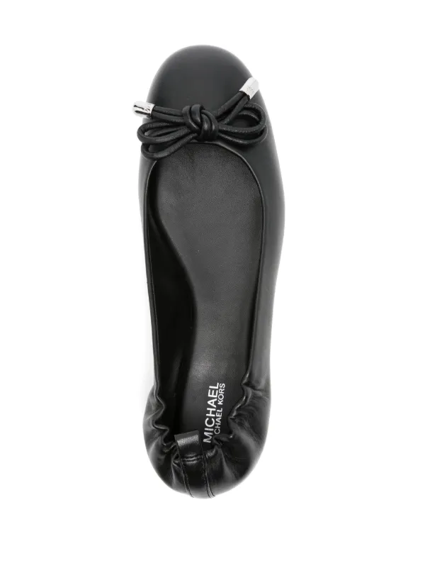 Mk black flat shoes online