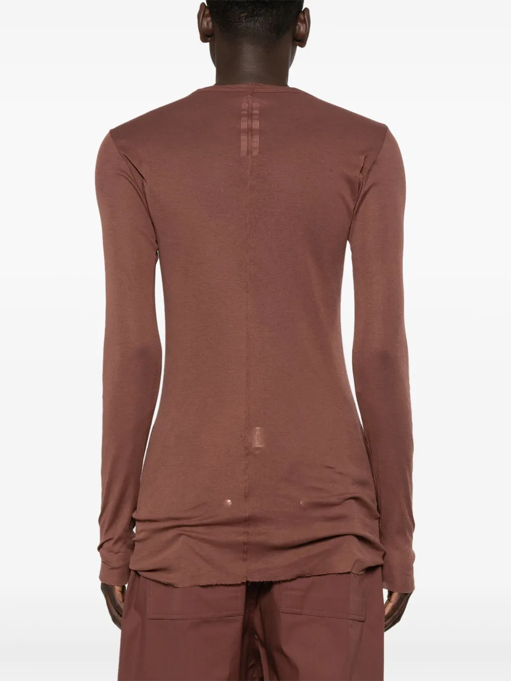 Rick Owens Porterville T-shirt met lange mouwen Bruin