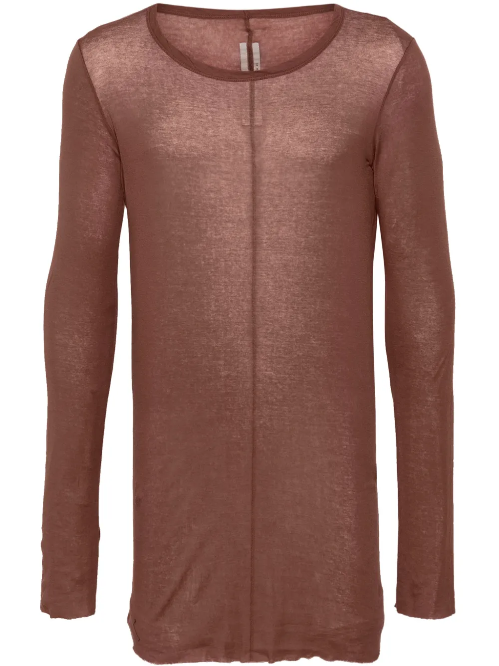 Rick Owens Porterville T-shirt met lange mouwen Bruin