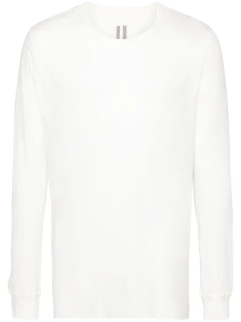 Rick Owens sheer cotton long-sleeved T-shirt