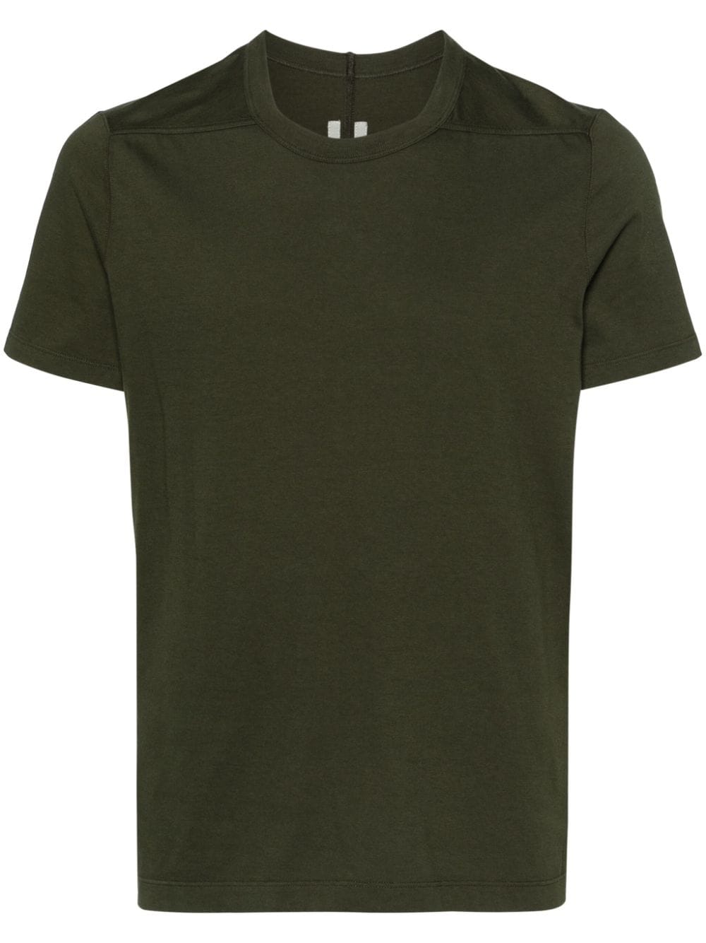 Shop Rick Owens Crew Neck Cotton T-shirt In Green