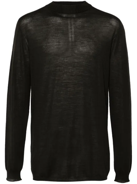 Rick Owens Level Lupetto fine-knit jumper
