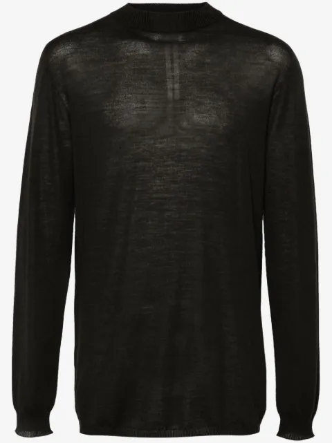 Rick Owens Level Lupetto fine-knit jumper